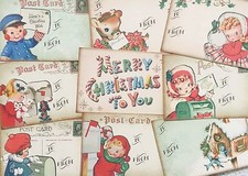 Vintage Christmas Retro Style