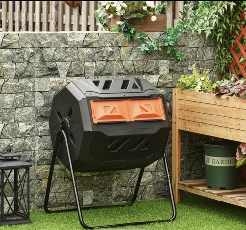 160l outdoor tumbling compost - 160l,
