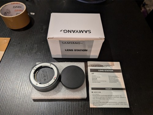 Samyang lens station - station, sony