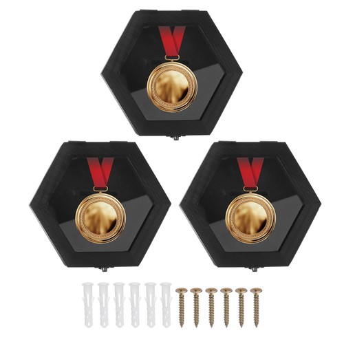 3pcs medal display case - medal,