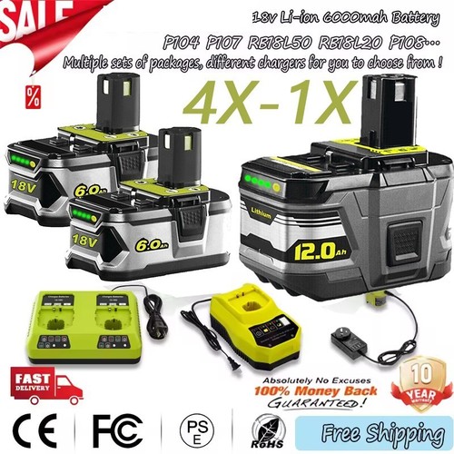 8ah 12ah 18v battery - 8ah, ryobi