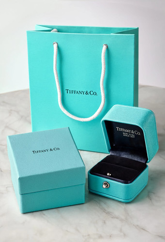 Tiffany blue ring box - blue,