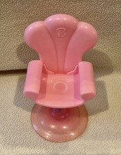 Barbie Vintage Pink Fashion & Beauty Salon & Makeup Chair with recliner back 