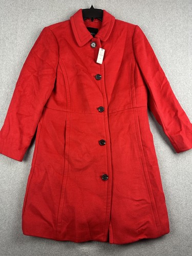 Talbots coat womens - talbots, red