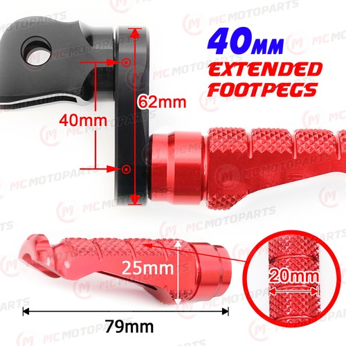 Red mccp 40mm extension front - mccp,