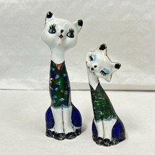 Vintage Chinese Cloisonné Cat