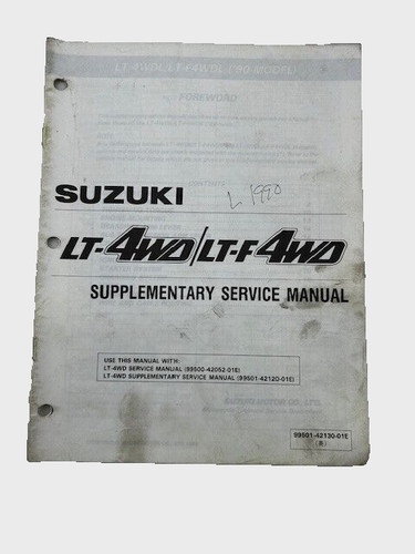 1990 suzuki 4wd - 1990, lt-f-4wd