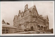 SUPERB R/P POSTCARD - THE HIGHLAND HOTEL - FORT WILLIAM - INVERNESS-SHIRE 1935
