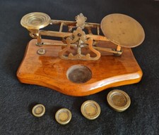 Antique Postal Scales. Brass mounts. By Sampson Morden & Co. Circa 1900..1910