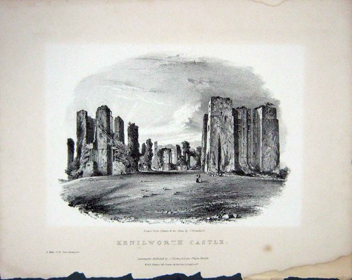 Original old antique - old, print
