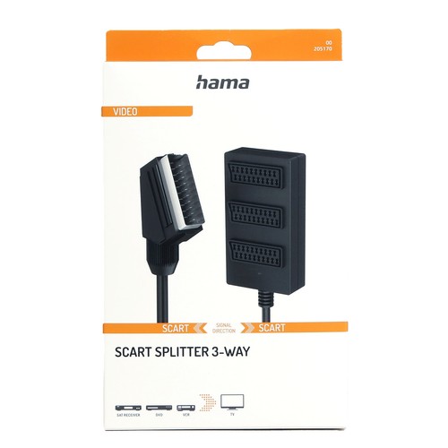 Hama scart 3 av - scart, to