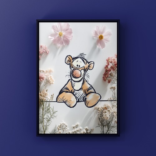 Winnie the pooh - winnie, print