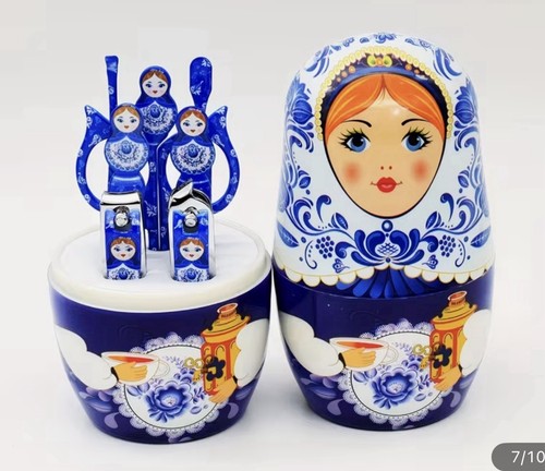Seven piece russian doll - seven,