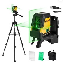 PREXISO Laser Level with Tripod, 30m Rechargeable Self Leveling