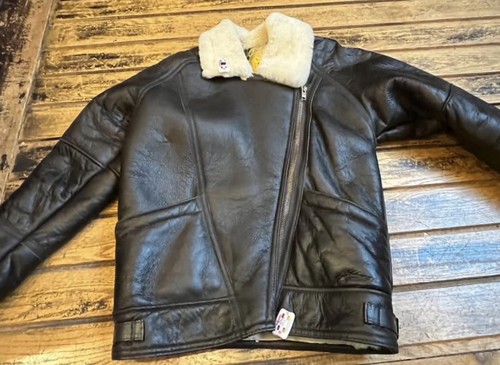 Milan leather flying jacket