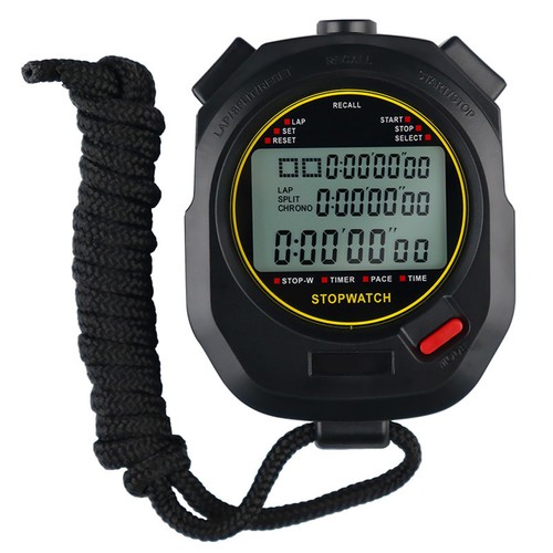 Digital stopwatch for - for, football