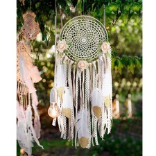 Large Boho Dream Catcher DIY Craft Kit Ornament Party Wedding Wall Hanging Decor