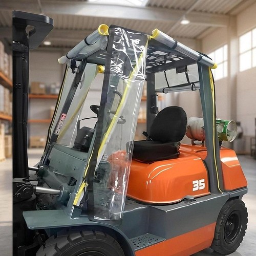 Forklift rain cover cab - cover,