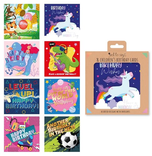 Pack kids birthday cards - pack,