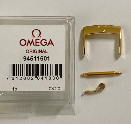 Original omega 16mm gold clasp - original,