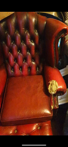 Antique chesterfield blood - chesterfield,