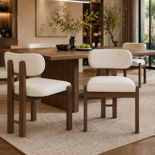Dining chairs set solid - dining,