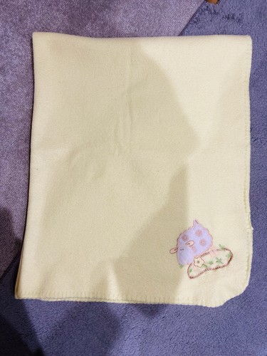 Soft yellow baby fleece - soft,