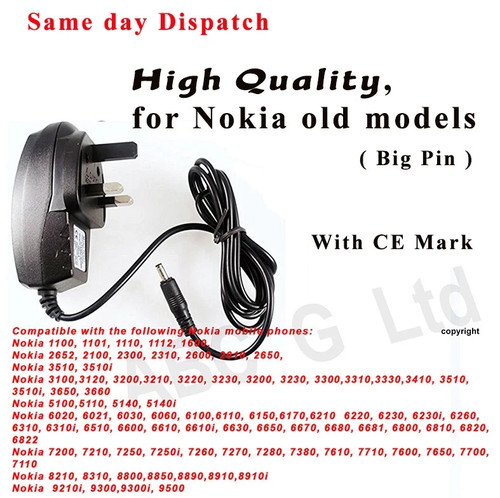 Mains travel charger for nokia - mains,