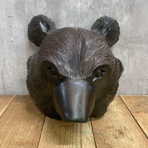 Japanese wood carved - wood, mask