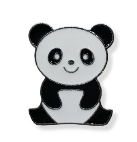 Cute panda enamel pin badge - cute,