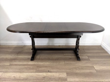 DINING TABLE Oval Dark Oak