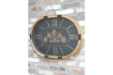 Large 68cm Wooden Black Gold