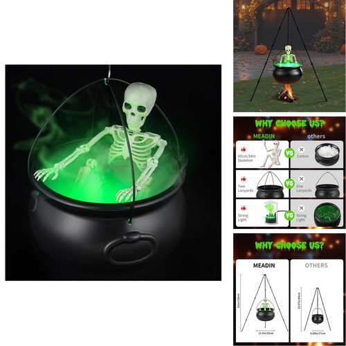 Meadin large witches cauldron - large,