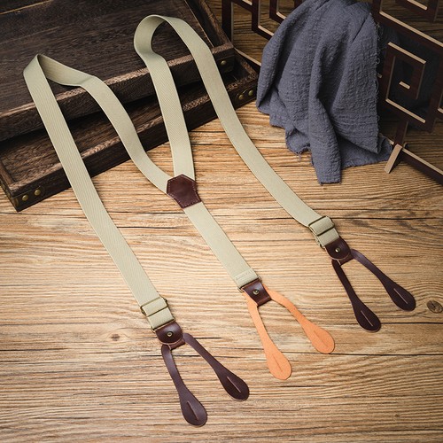 New vintage button braces - braces, back