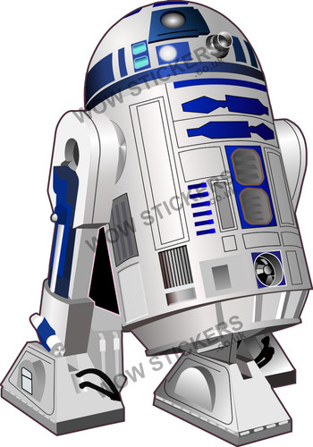 R2d2 star wars stickers laptop - r2d2,
