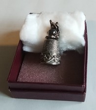 Silver Collectors Thimble With