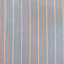 Seersucker Fabric Blue White