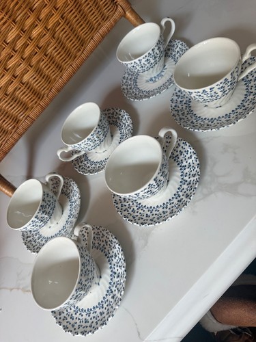 Royal victoria blue - white, tea