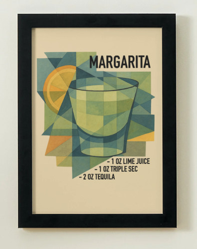 Magarita abstract retro - magarita,
