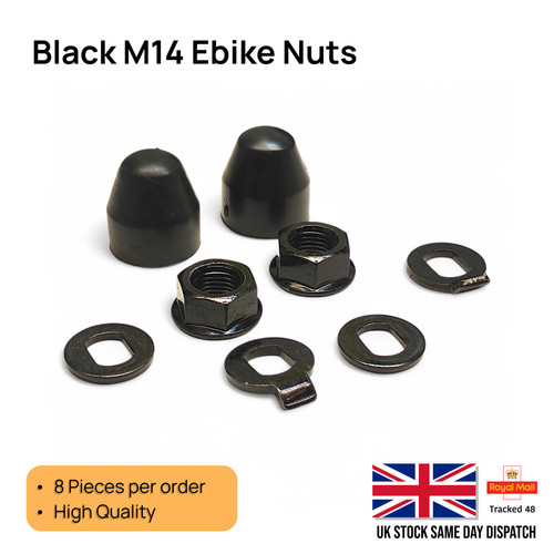 M14 ebike nut set - hub, motor
