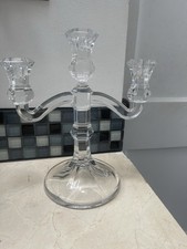 Waterford Crystal Candelabra 3 arm Candle Holder Stick