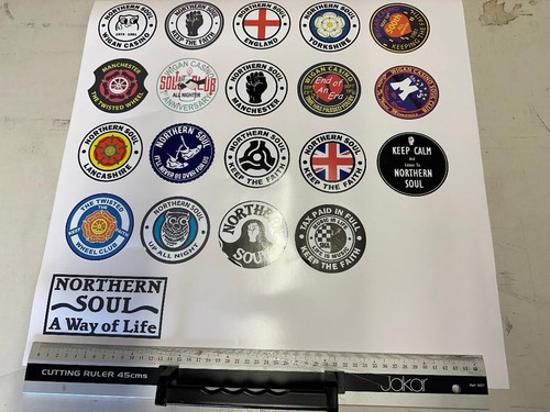 Northern soul sticker pack - 20,