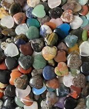 Natural Crystal 20mm Heart