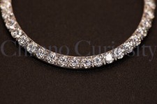 Rolex Datejust 36mm Moissanite Diamond-Style Bezel | White Gold Plated SS