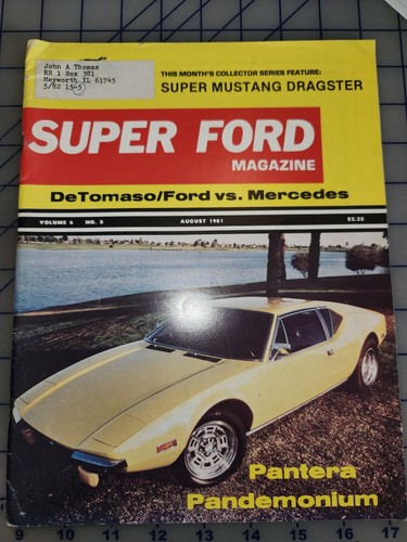 1981 super ford magazine - ford, vol