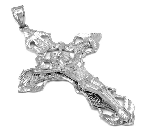 Solid silver extra large - extra, cross