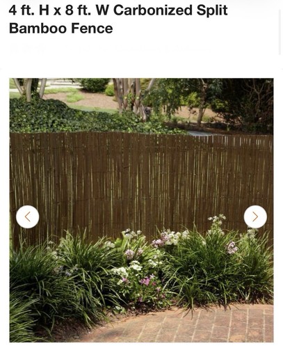 Vigoro 4ftx8ft bamboo fencing - bamboo,