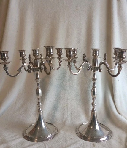 Pair vintage silver plate - vintage,