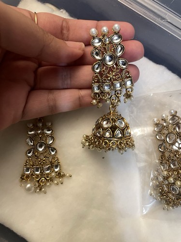 Kundan jewellery piece set - jewellery,