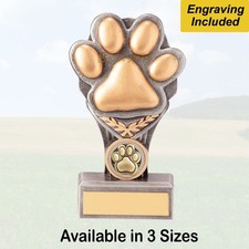 Dog Trophy in 3 Sizes, Free